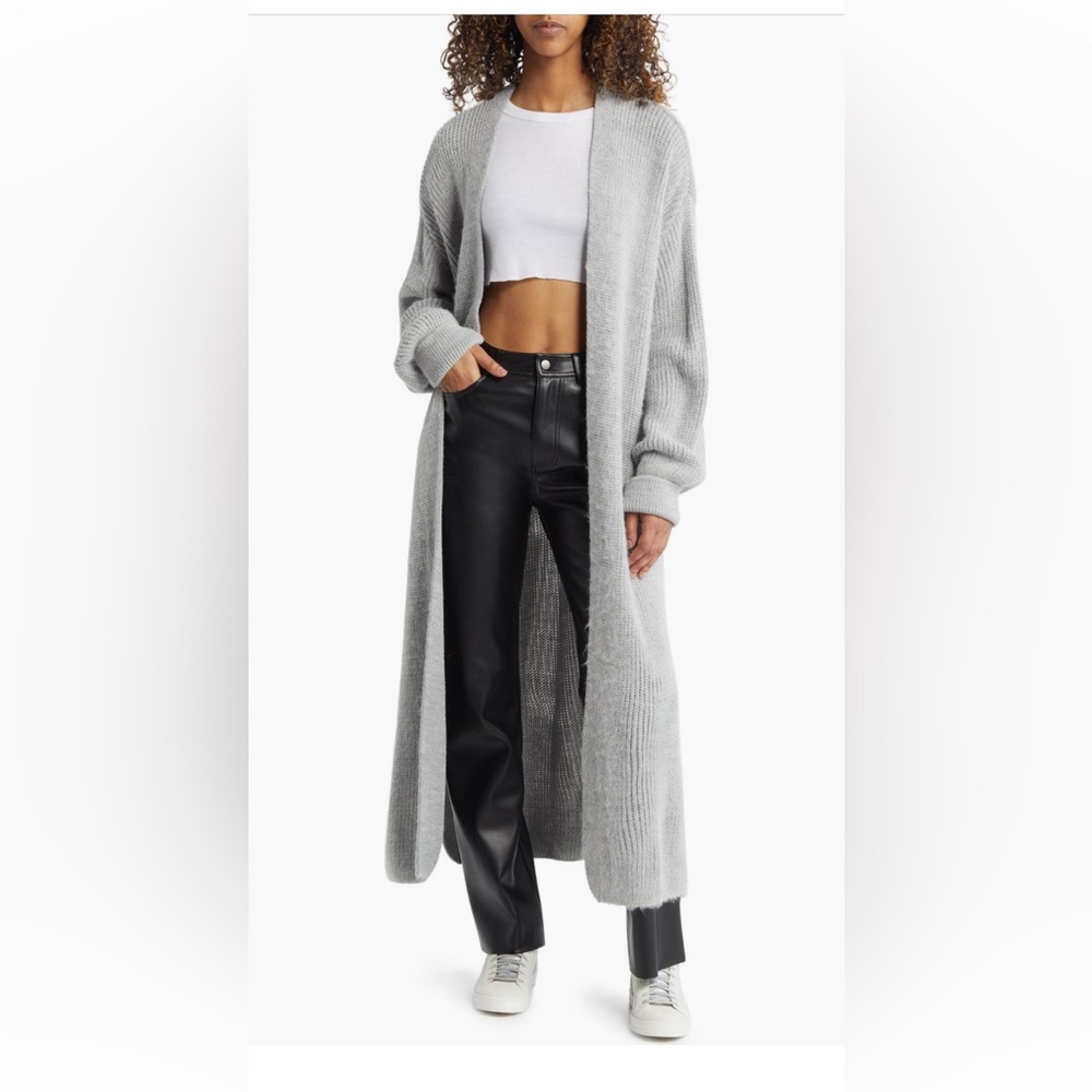 Topshop open front Maxi Cardigan